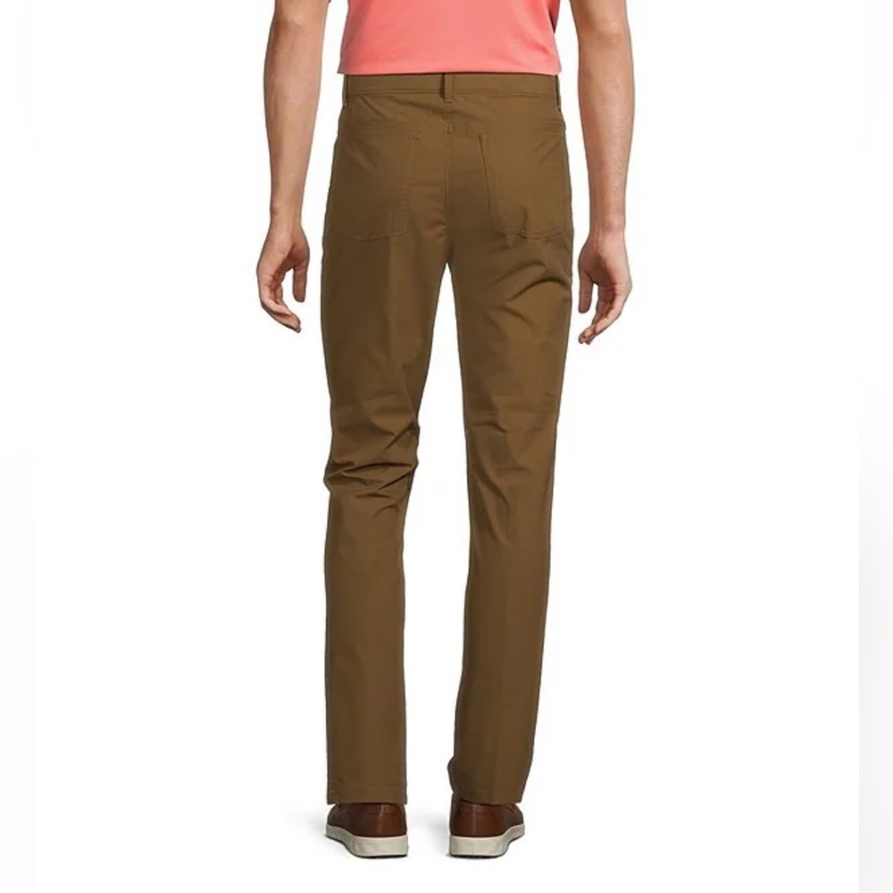 ✅Roundtree & Yorke Flat Front Classic Fit 5-Pocket Solid Pants 36x30 - Picture 2 of 11